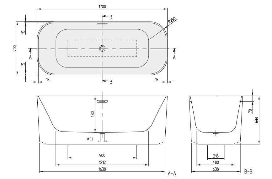 Ванна Villeroy&Boch Finion duo UBQ177FIN7A1BCV401