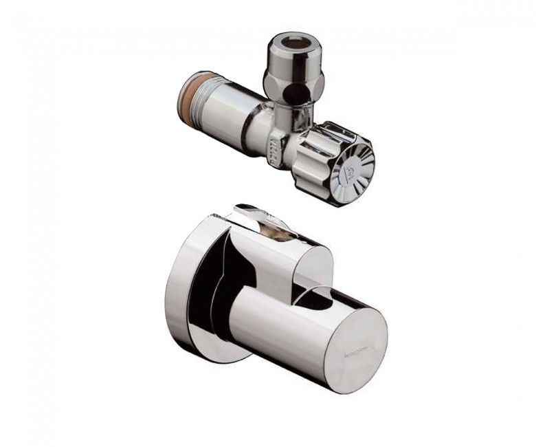 Вентиль кутовий hansgrohe, хром 13954000