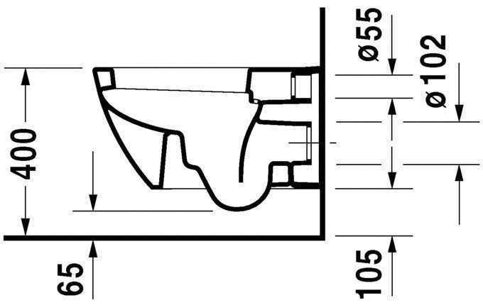 Унітаз підвісний Duravit Happy D.2 2221092000