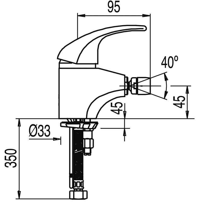 Змішувачі для біде Mono - Tres 172120