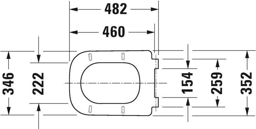 Крышка для унитаза Duravit  0064690099