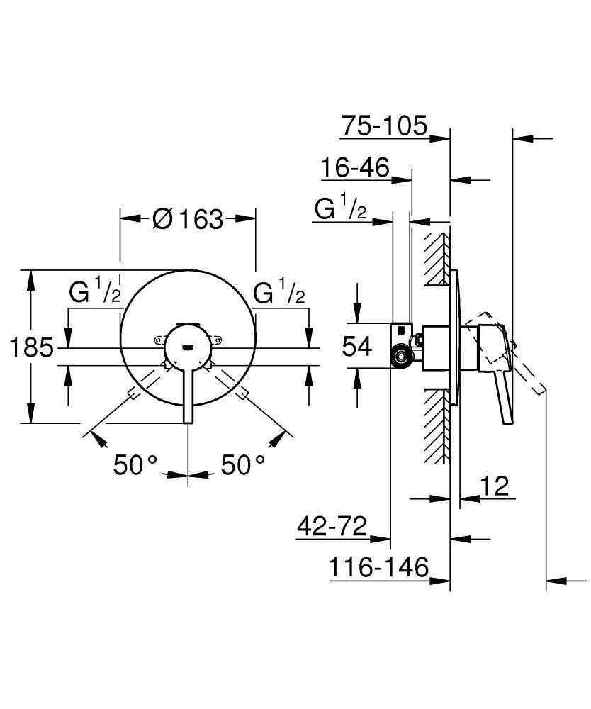 Змішувач для душа Grohe Concetto 32213001