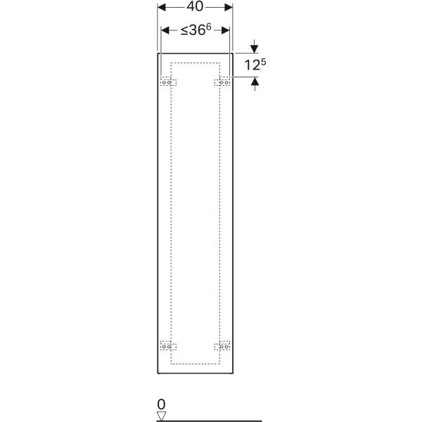 Пенал Geberit XENO² 500.503.43.1