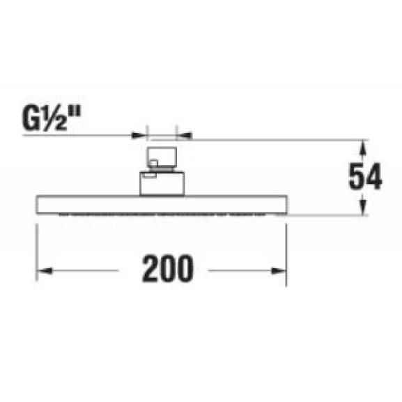 Mio верхний душ_H3677100040421