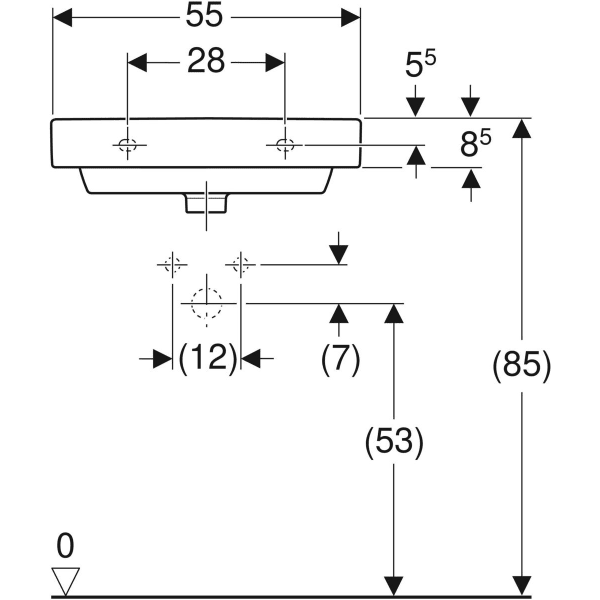 Дзеркальна шафа Geberit Option Basic 500.259.01.1
