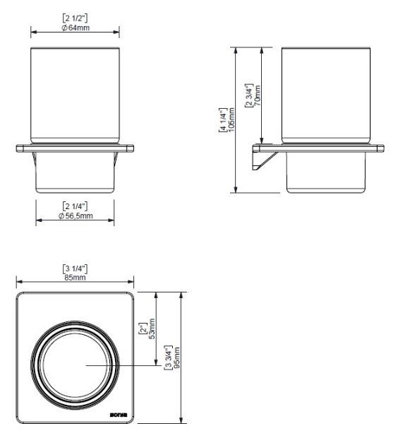 Стаканчик для зубных щеток Creabath S6  192526