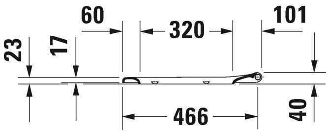 Кришка для унітазу Duravit 0064610000