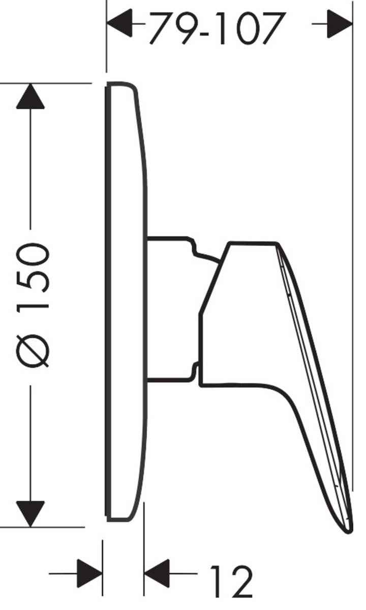 Змішувач для душа Hansgrohe Logis 71606000