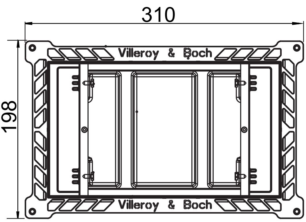 Рамка монтажная Villeroy & Boch 922159LC