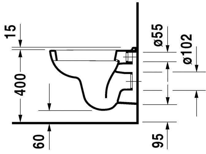 Унітаз підвісний Duravit D-Code (компакт) 22110920002