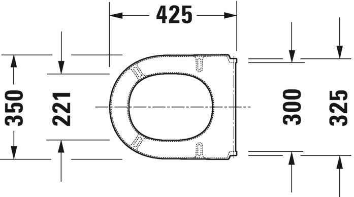 Кришка для унітазу Duravit 0063890000