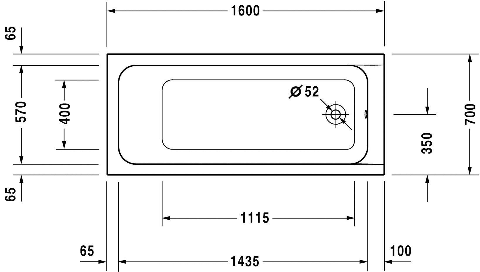 Ванна D-Code 700096000000000
