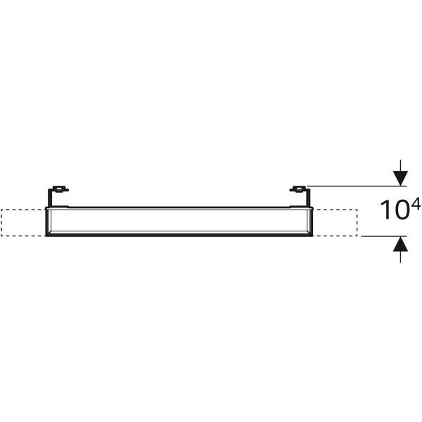 Зеркало с подсветкой Geberit iCon 840760000