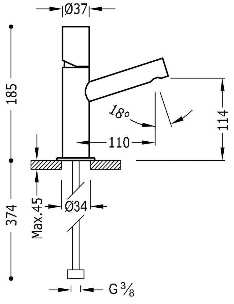 Змішувачі для раковини Tres Max 06110301