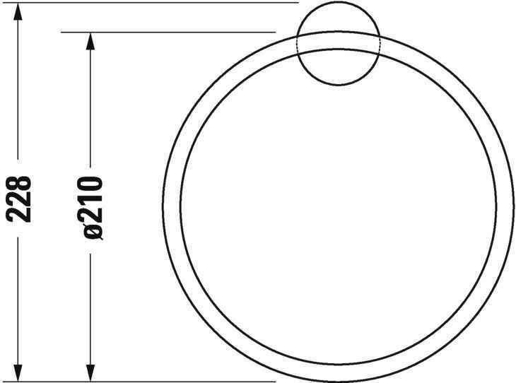 Рушникотримач Starck T Duravit 0099471000