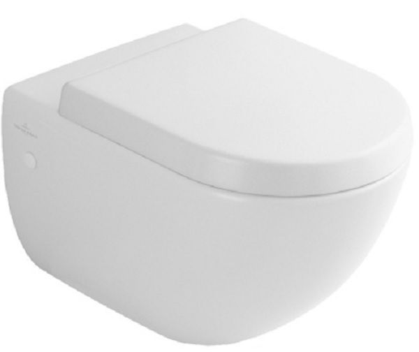 Унитаз подвесной Villeroy&Boch Subway с крышкой (распродажа) 66001001P/9M55S101