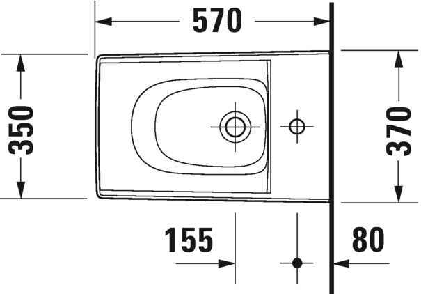 Біде підвісне Duravit Viu 2292150000