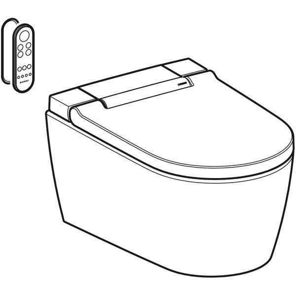Унітаз підвісний Geberit AquaClean Sela (з функцією біде) 146.224.21.1