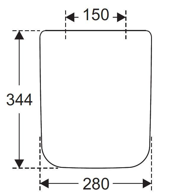 Крышка к писсуару Villeroy and Boch Finion / Venticello 8M10S1RW