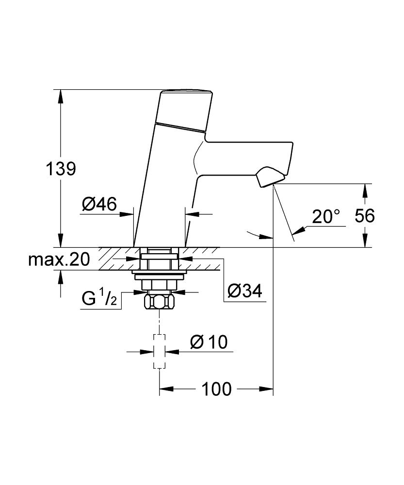 Кран Grohe Concetto 32207001