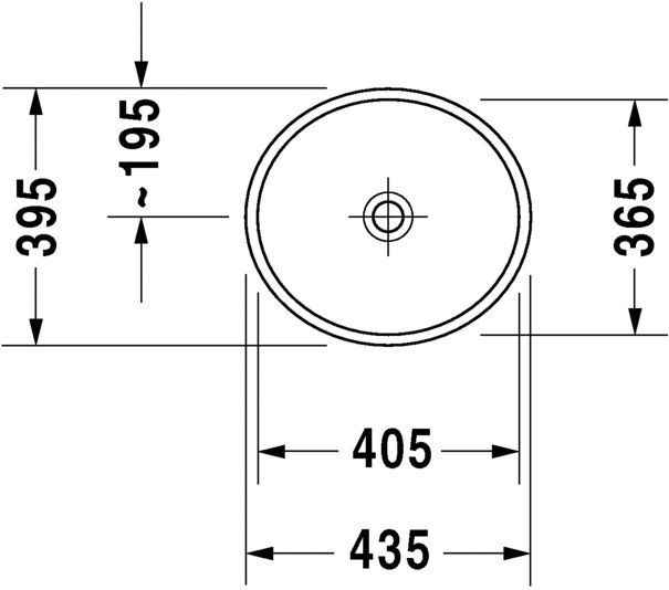 Умивальник на стільницю Duravit Starck 2 2321440000