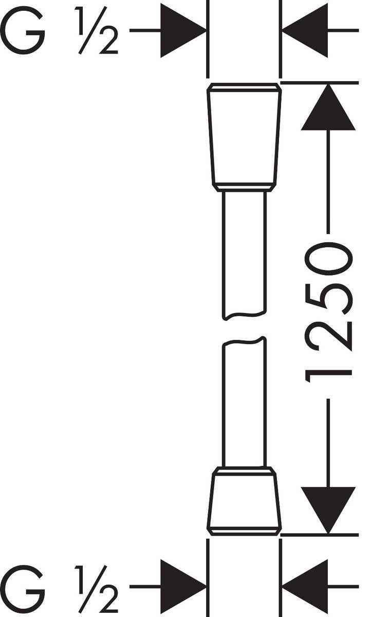 Шланг Hansgrohe Isiflex (с шарниром) 28272700