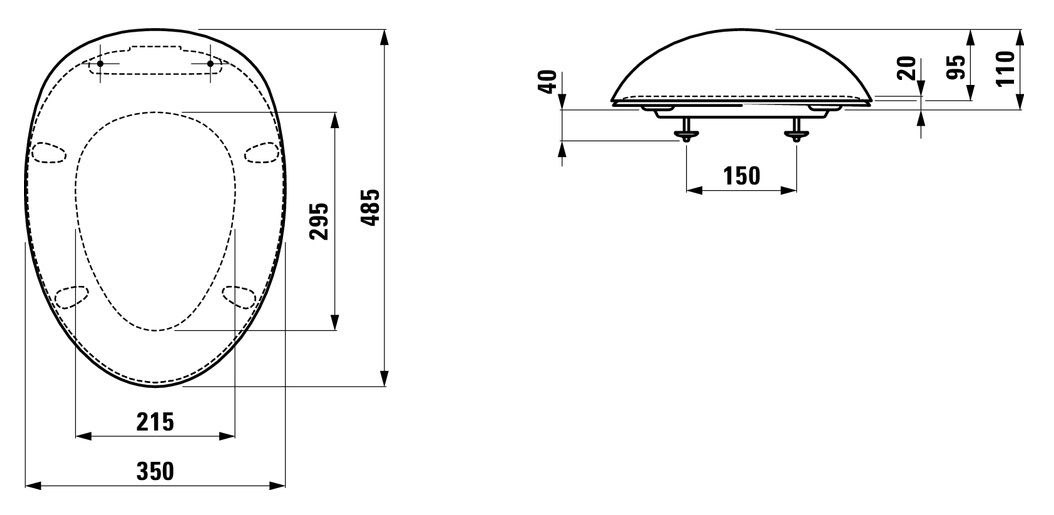 Крышка сиденья Laufen Allessi One H8929710000001