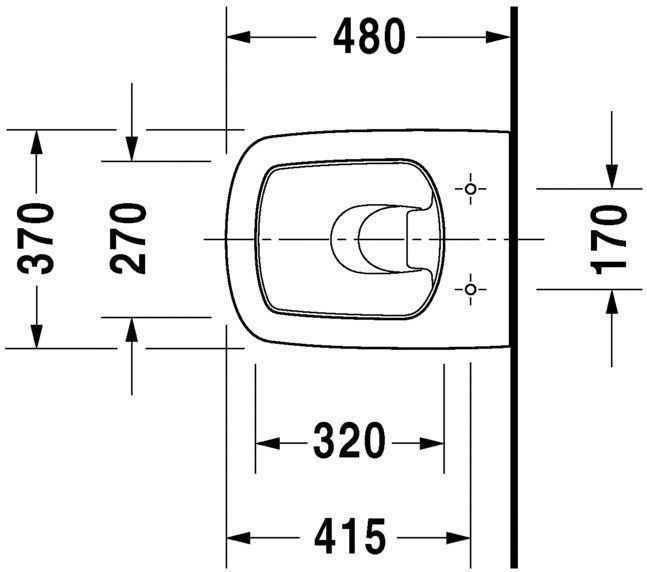 Унитаз подвесной Duravit DuraStyle (компакт) 2539090000