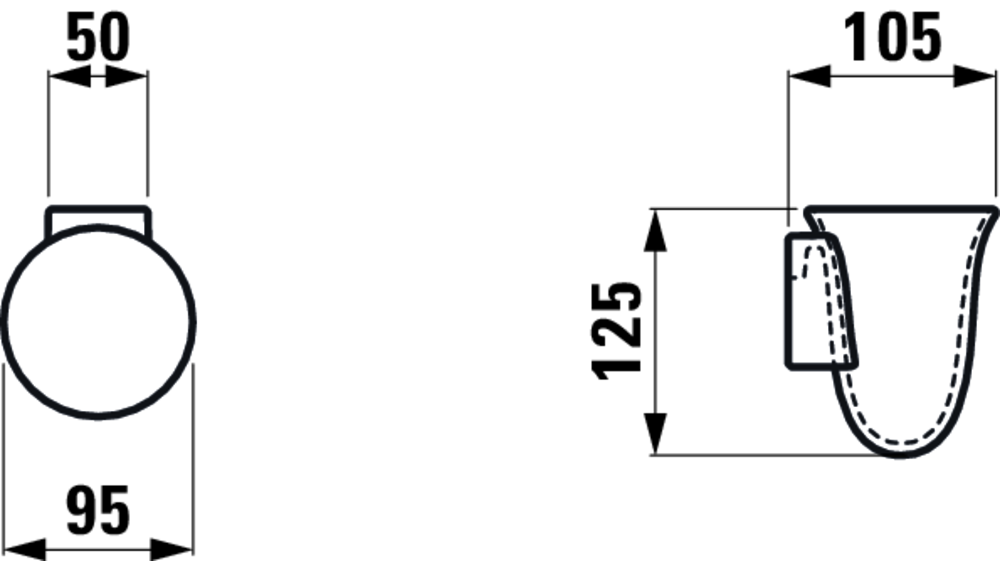Стакан для щеток Laufen The New Classic H8738540000001