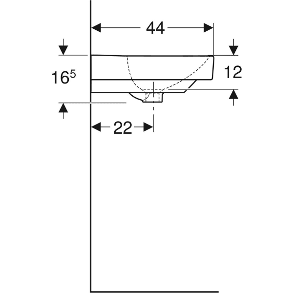 Дзеркальна шафа Geberit Option Basic 500.259.01.1