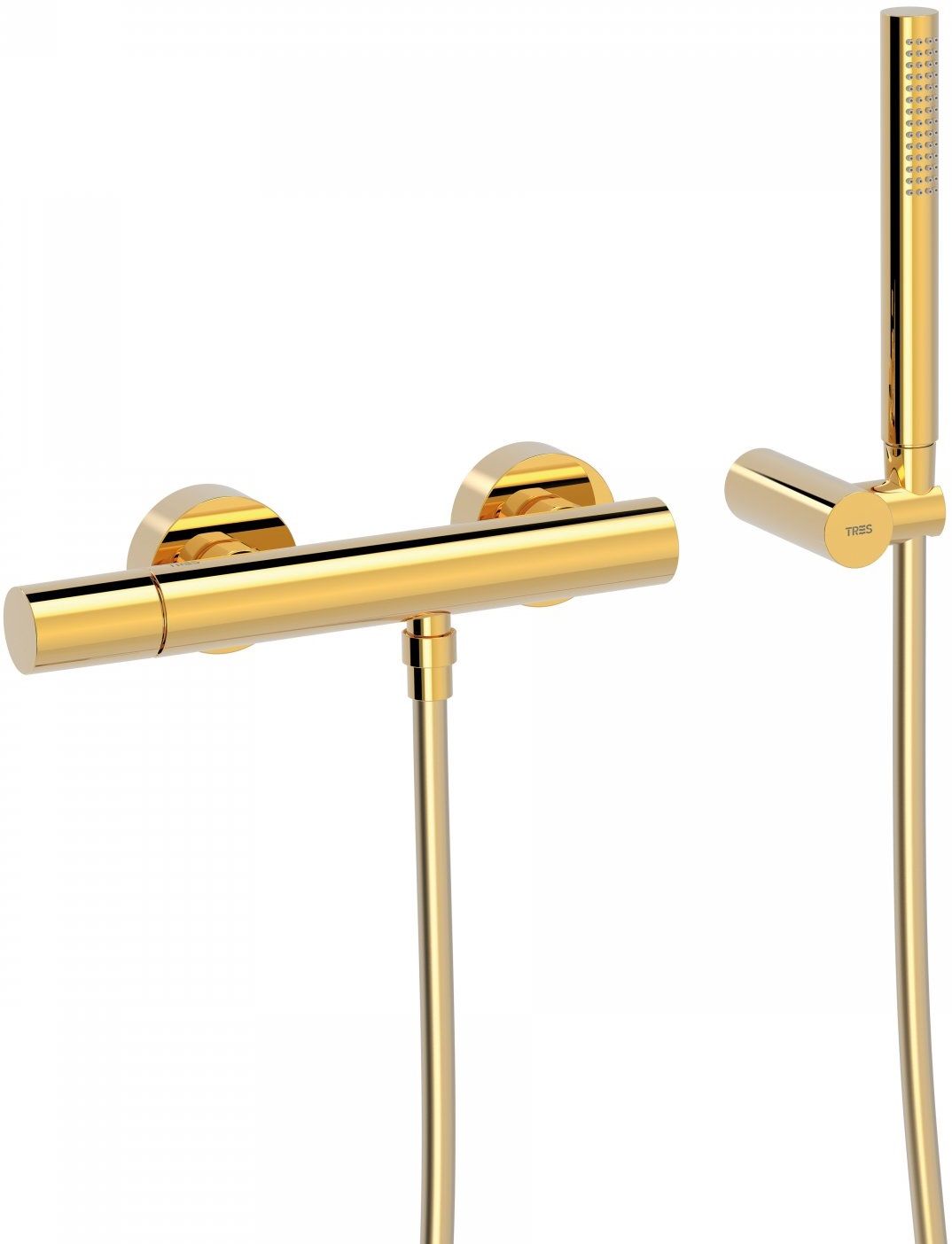 Набор: Смеситель для душа с душевым набором  Study Tres 26116701OR