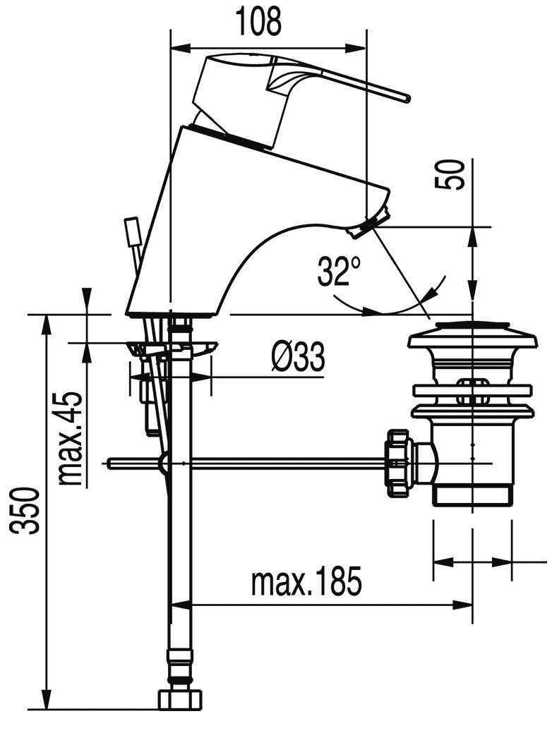 Змішувачі для раковини K - Tres 169103DA
