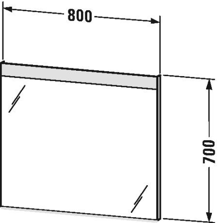 Зеркало с подсветкой Duravit LM784600000