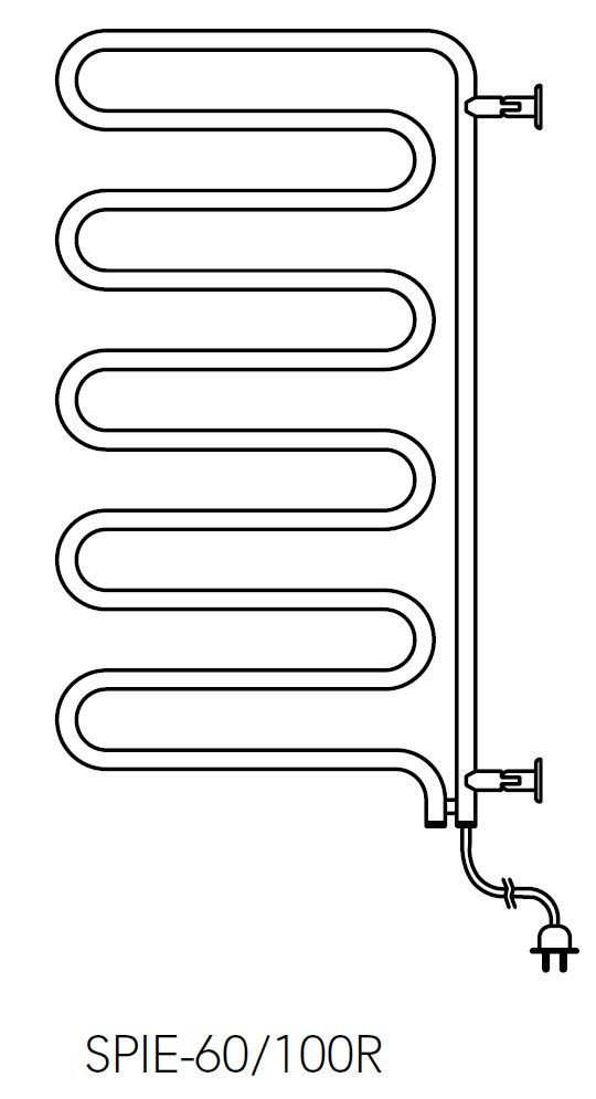 Полотенцесушитель Instal Projekt Spina SPIE-60/100C01