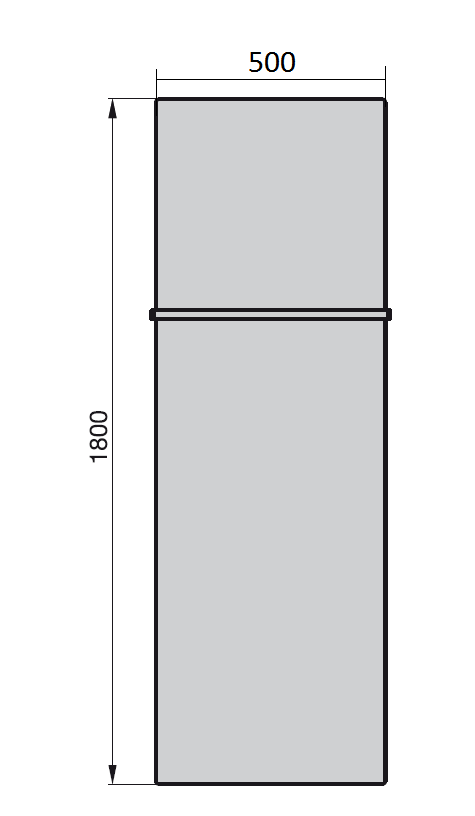 Полотенцесушитель электрический Zehnder Fina Bar FIPE-180-050/GP