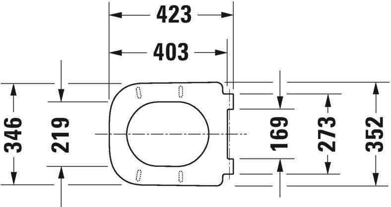 Кришка для унітазу Duravit 0064591300