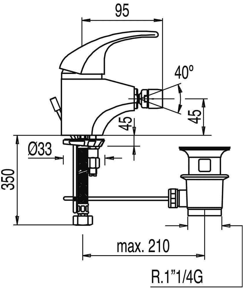 Змішувачі для біде Mono - Tres 177120