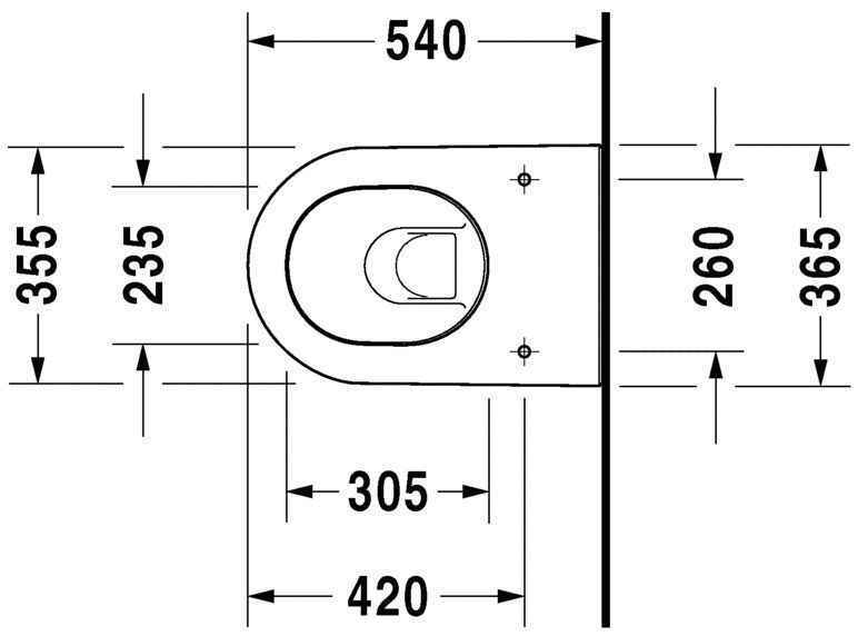 Унітаз підвісний Duravit Darling New 2545090000