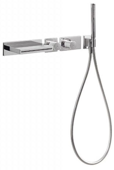 Набор: Термостат, излив и  душевой набор Tres Block System 20739201