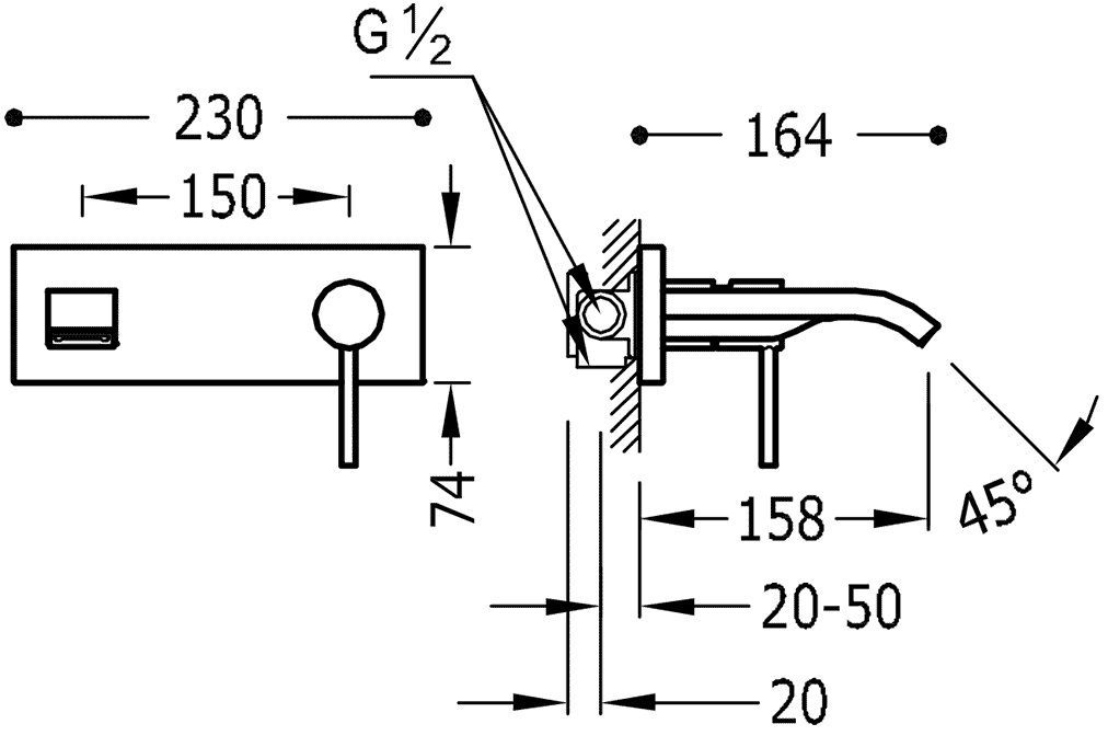 Смесители для раковины Tres Max 6226010