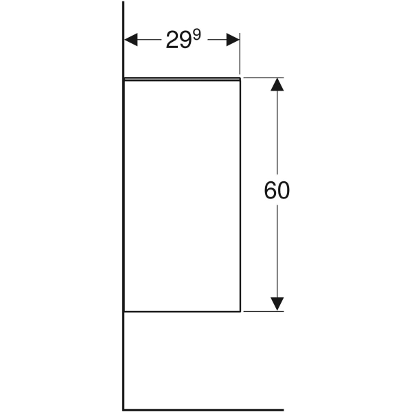 Шкафчик Geberit Smyle Square 500.358.JL.1