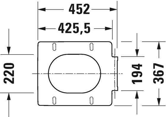 Кришка для унітазу Duravit 0022090000