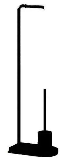 Йоржик для унітазу + тримач паперу підлоговий Creabath Nomad 173709