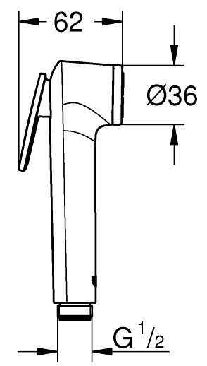 Гігієнічний душ Grohe Tempesta-F Trigger