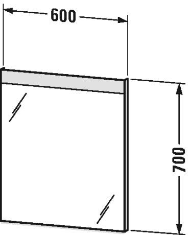 Зеркало с подсветкой Duravit LM784500000