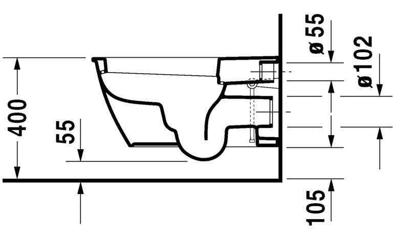 Унітаз підвісний Duravit Darling New (подовжений) 2544092000