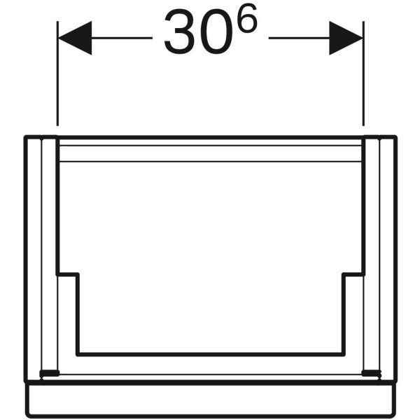 Тумба під умивальник Geberit  iCon 840039000