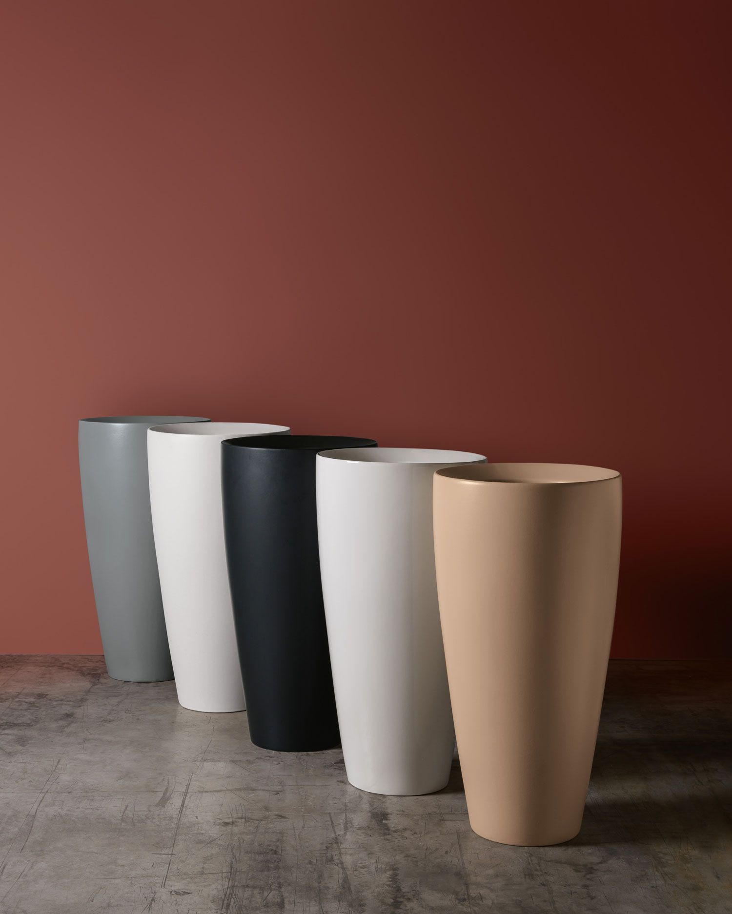 DP Kracklite Напольная раковина 840мм, Ø 46 см, вывод в стену, белый глянцевый 8330001K