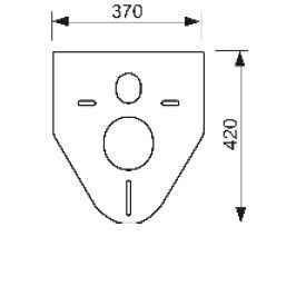 Прокладка звукоізоляційна Tece 9200010