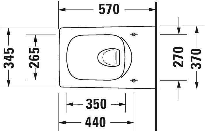 Унітаз підвісний Duravit Viu (Rimless) 2511090000